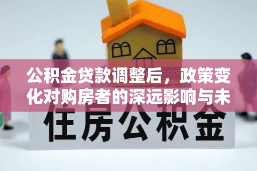 江源公积金贷款调整后，政策变化对购房者的深远影响与未来趋势分析
