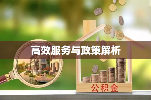 江源高效服务与政策解析
