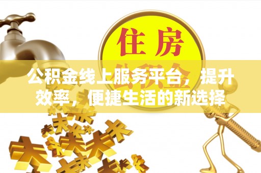 江源公积金线上服务平台，提升效率，便捷生活的新选择